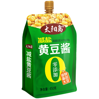 太阳岛无添加黄豆酱450g葱伴侣