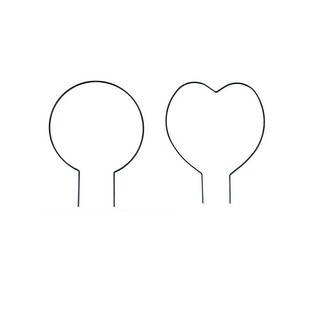 铁艺爱心圆形山乌龟固定花架支架蓝雪花子绿萝庭院形阳台攀爬藤架