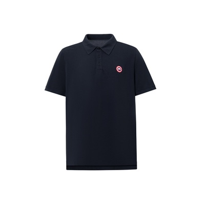 CanadaGoose纯色短袖POLO衫