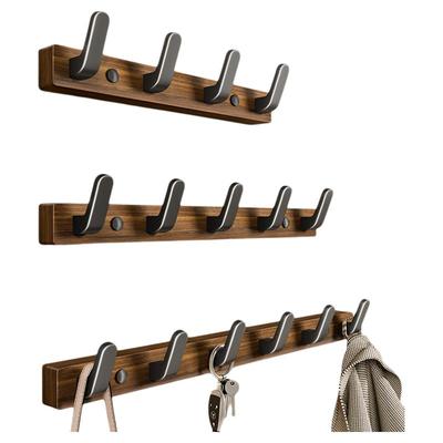 免打孔黑胡桃木挂钩|千人加购