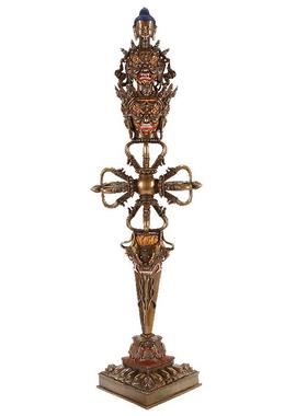 藏村铜室内桌面摆件手工