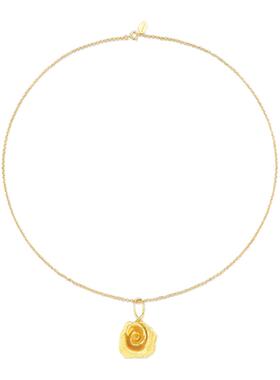 达弥玫瑰系列拉丝玫瑰花项链