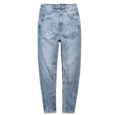 ABLEJEANS水洗锥形牛仔裤秋季