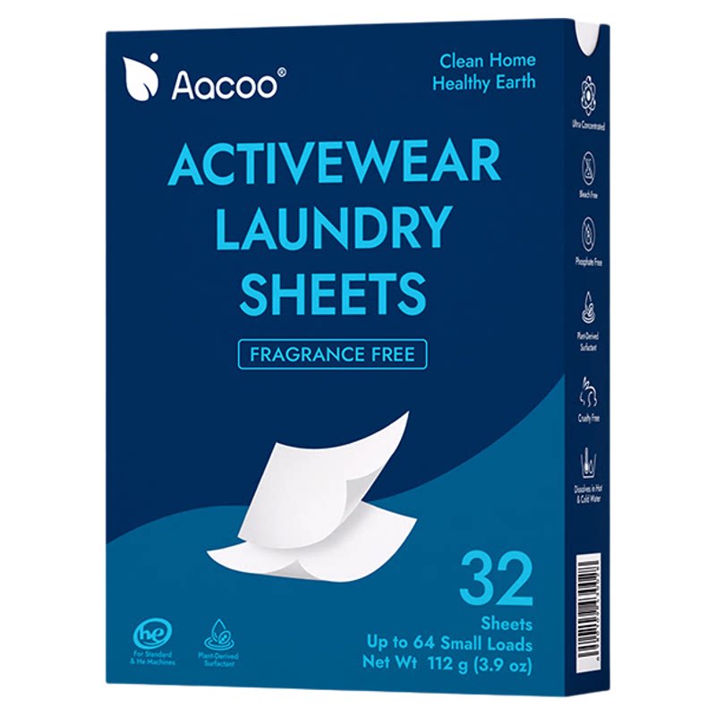 Aacoo桉棵运动服洗衣片去汗味
