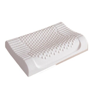 泰国乳胶枕头成人儿童学生橡胶护颈椎枕助睡眠不塌陷侧睡波浪形