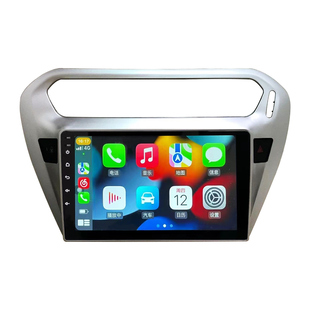 适用标致301/407/5008/4008/207中控改装大屏导航智能无线carplay