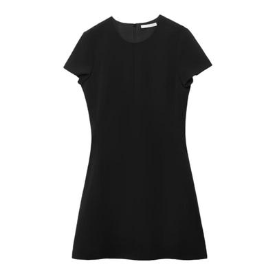 四季连衣裙通勤OVV圆领短袖