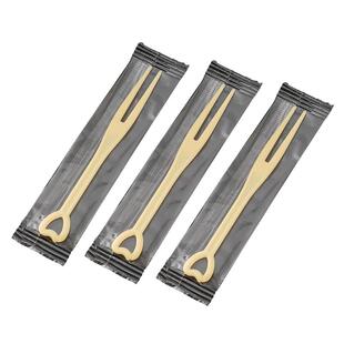 一次性水果叉甜品蛋糕点心果签家用儿童安全食品级透明塑料小叉子