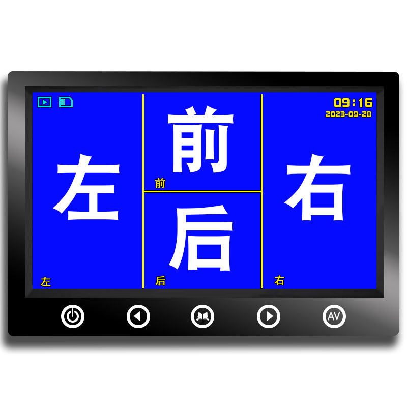 四路同录行车记录仪盲区监控