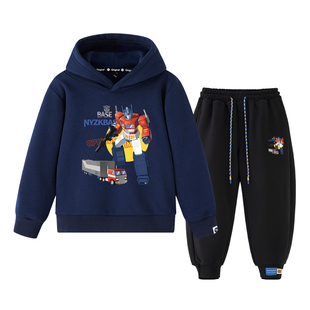 Nyzk变形金刚男童套装2026新款洋气时髦痞帅炸街帅气儿童女童冬装