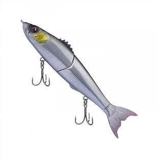 FISHANT飞蚂蚁浪里白条多节鱼泳饵3D仿真硬饵鲈鱼鳡鱼翘嘴路亚饵