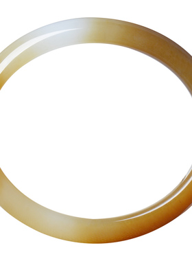 凤飞凰和田玉糖白玉贵妃手镯