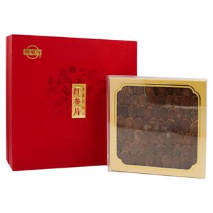 新开河红参片超大片无加糖红参切片节日送长辈领导营养品100g