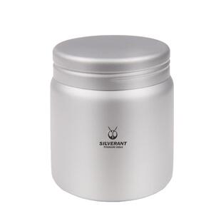 SILVERANT/银蚁纯钛茶叶罐储茶钛罐旅行便携户外密封轻便小型罐子