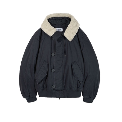 CODEGRAPHY韩国冬季男女款百搭休闲宽松连帽棉服外套CBDWUHH009