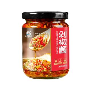 四川饭扫光香菇牛肉酱200g瓶装剁椒酱炒菜拌饭调味品美味神奇
