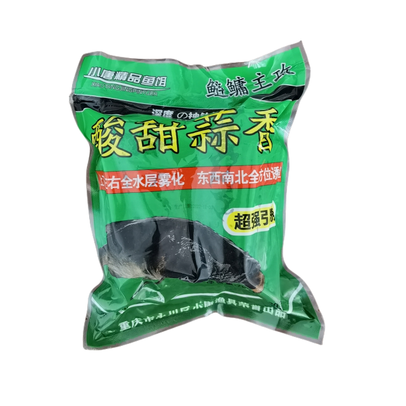 重庆小唐酸甜蒜香粑粑浮钓鲢鳙鱼活饵/谷麦饵等饵料
