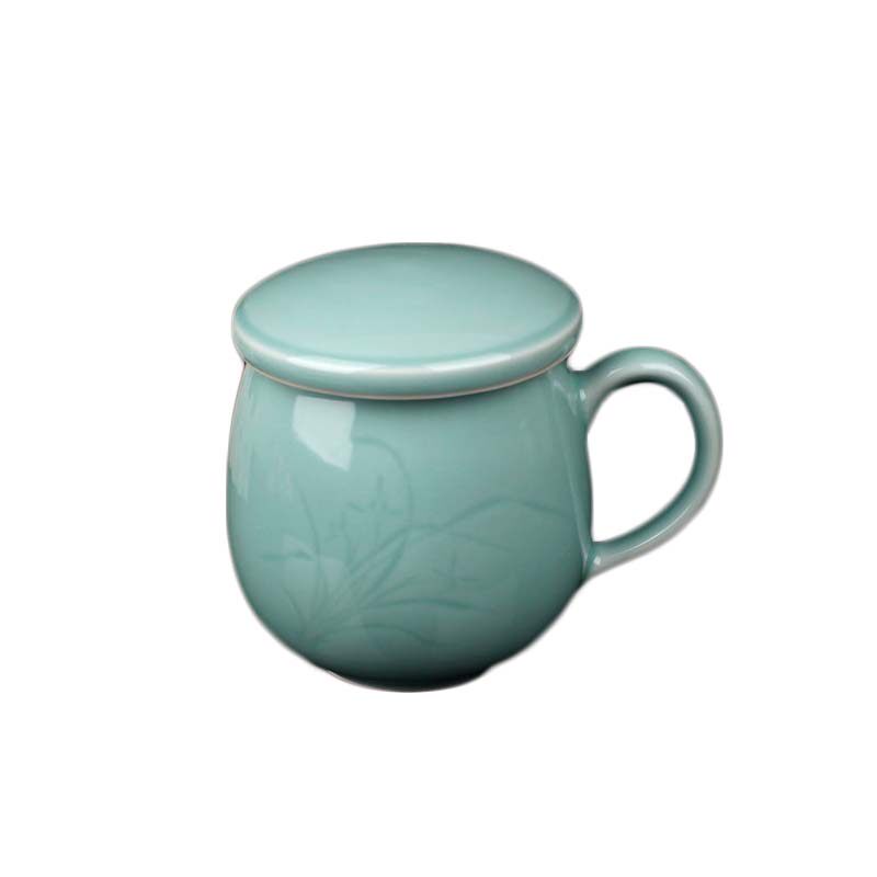 陶瓷泡茶带内胆礼品同心杯