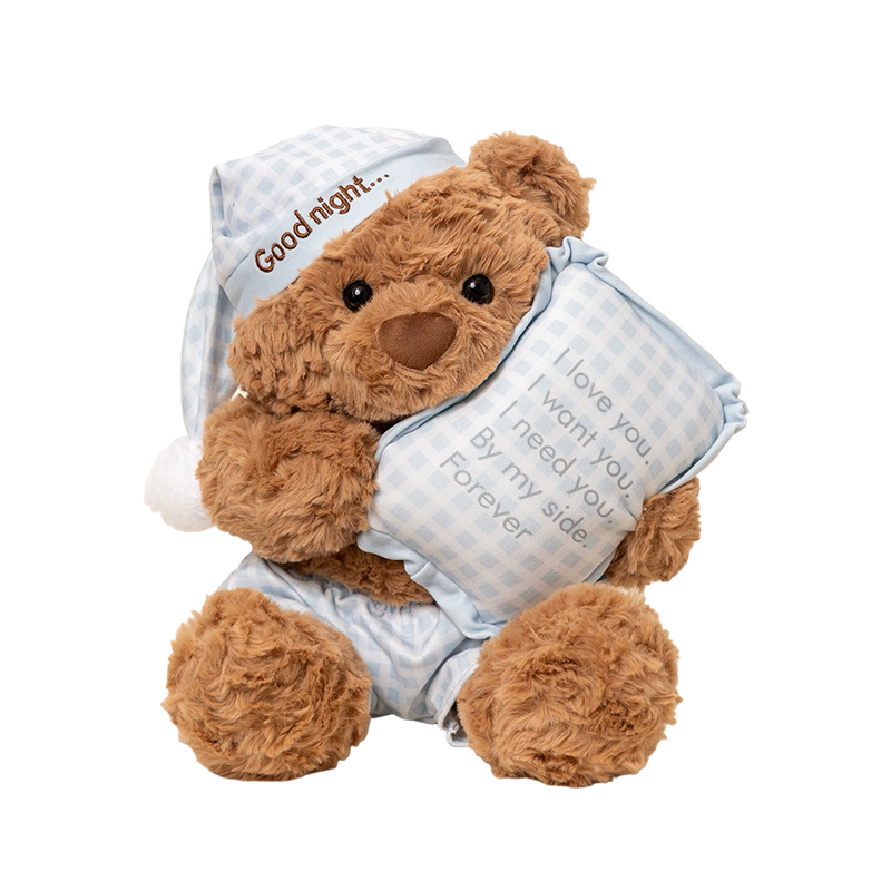 睡衣小熊战士玩偶！可爱毛绒公仔送女生闺蜜生日礼物娃娃抱睡神器