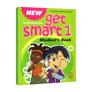 【原版正品】新版new get smart教材1 2 3 4 5 6级别学生套装含教学资料互动软件6-12岁少儿美语英语书籍教材美式发音课程MM出版社