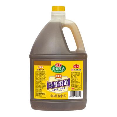 海天陈酿/0金标/葱姜汁料酒1.75L桶装炒菜去腥增鲜黄酒家用商用