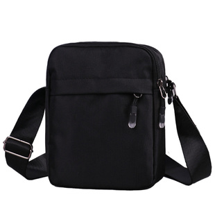 2025新款男士斜挎包大容量单肩包男小背包牛津布休闲包通勤潮男包