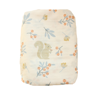 兔子婴儿级纯棉双层纱布料宝宝全棉裸睡床品被套床单枕套手工面料