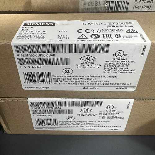 议价【特惠专区】西门子6ES7193-4CB30/4CA50/4CC30-0AA0全新仅开