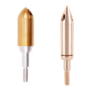 弓箭铜鸣笛箭头三孔响箭头黄铜哨子头复合弓户外箭支射箭配件