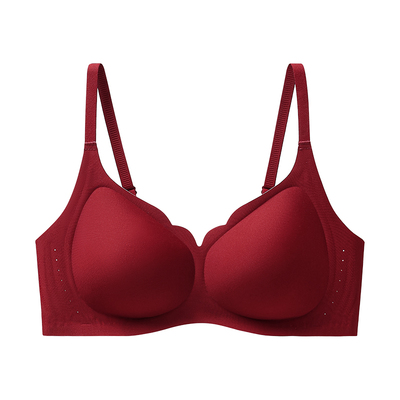 猫人本命年红色内衣套装女