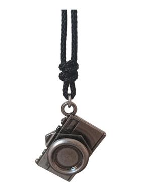 复古相机吊坠项链编绳长款项链