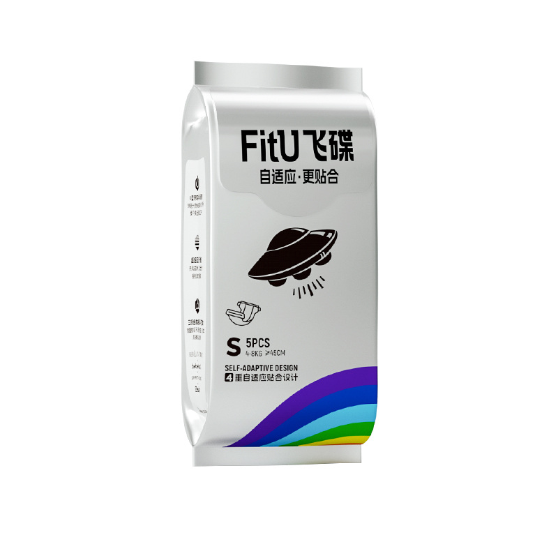 [尺碼任選]嬰愛飛碟S-XXXXL尿不濕輕薄透氣正裝*1包