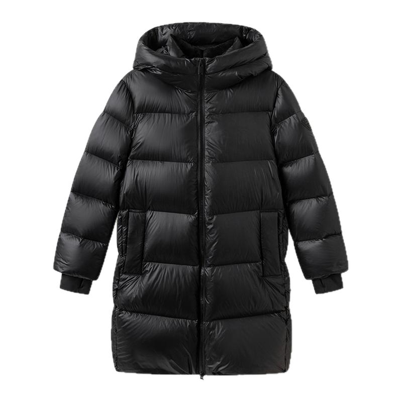 巴拉巴拉儿童黑金鹅绒服三防外套