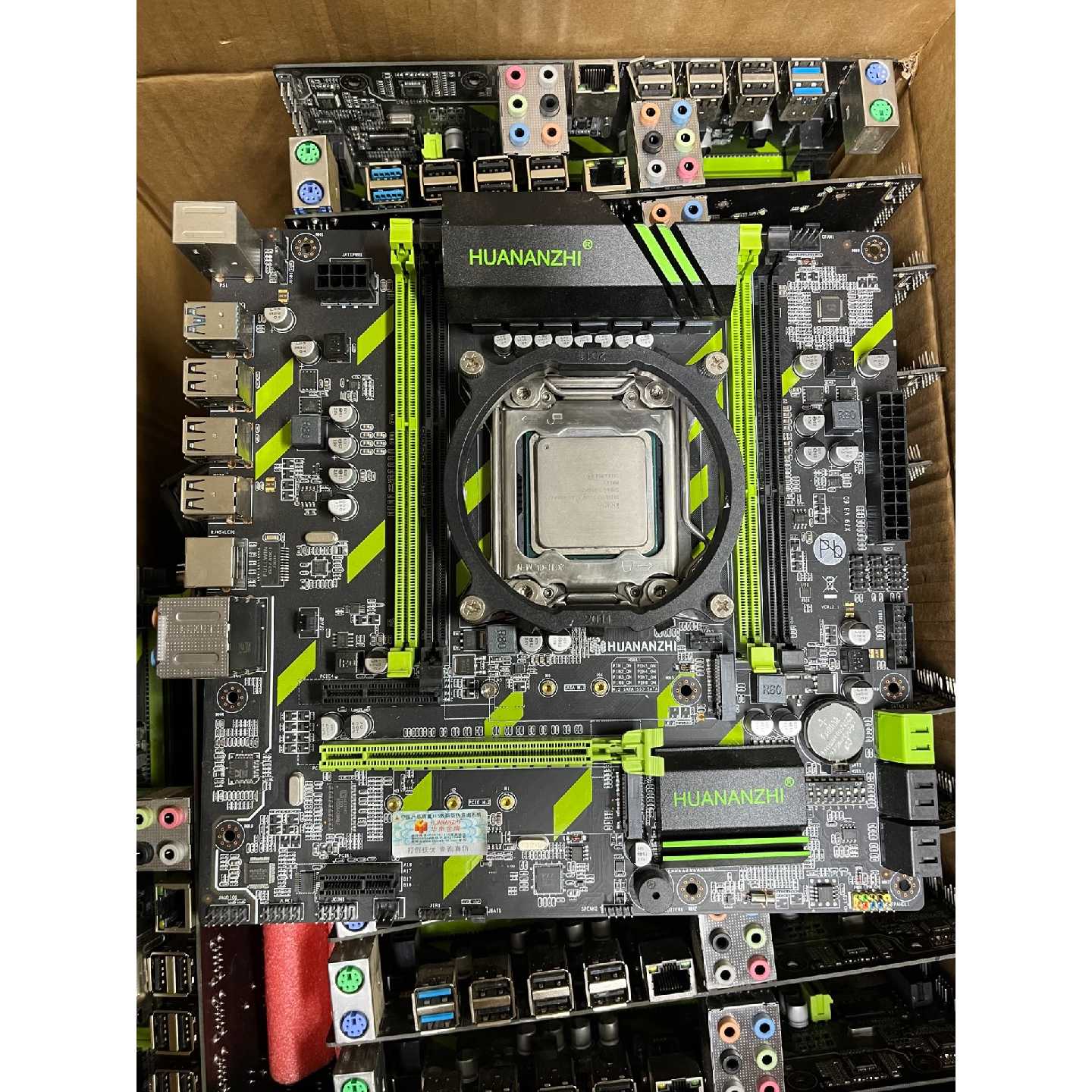 10套华南X79主板带E52680V2cpu带M2接口