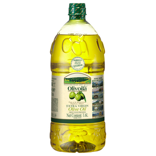 欧丽薇兰特级初榨橄榄油1.6L大瓶装官方正品食用油家用健康炒菜