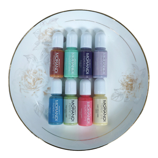 莫兰迪色系滴胶色精实色不透明AB胶UV胶麻将猫爪马卡龙颜料色素膏