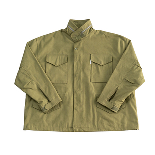 BAGGGGY大码廓形M65四袋工装夹克重磅竹节军事风复古140-280斤