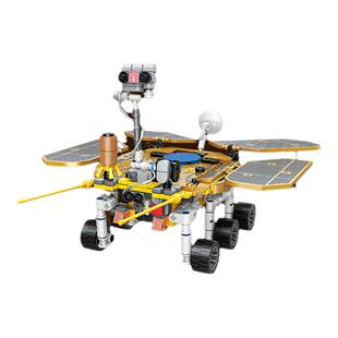 启蒙积木奇妙玩具祝融号火星车模型中国航天益智拼装摆件男孩礼物