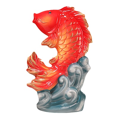 新中式创意陶瓷锦鲤鱼招财摆件玄关电视柜年年有余如鱼得水装饰品