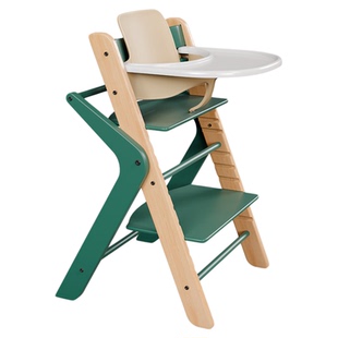 busyhoney餐椅宝宝成长椅实木榉木婴幼儿童可调节家用学习椅小K椅