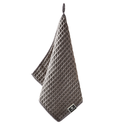 华夫格抹布擦手巾咖啡师白色毛巾