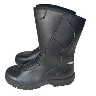 机车摩托车骑行靴男交警铁骑骑士鞋女骑警通勤摩旅高帮巡航靴四季