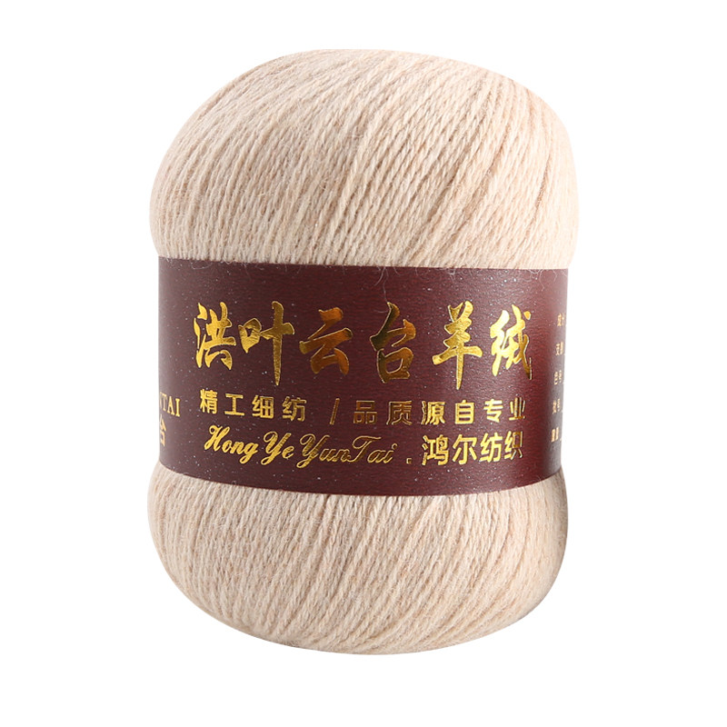 中粗手工编织围巾羊绒线