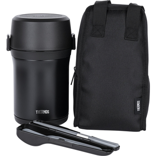 THERMOS/膳魔师保温饭盒 日本男女学生便当盒不锈钢桶 四层设计