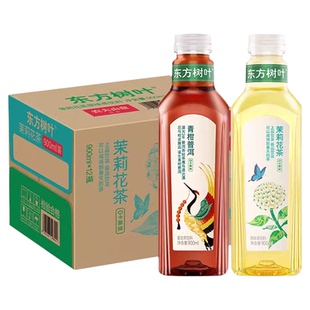 农夫山泉东方树叶乌龙茶无糖饮料900ml*12瓶装0脂0卡毫升纯茶饮品