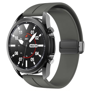 适用Amazfit华米Active2S智能Bip6手表带5运动GTR4硅胶gts3折叠扣