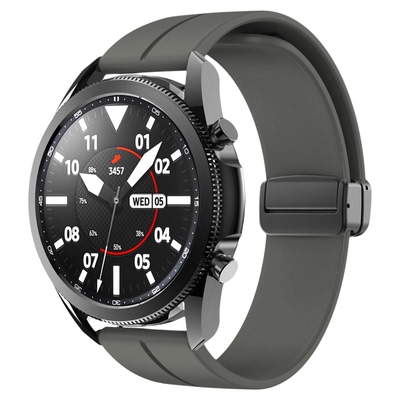 适用Amazfit华米Active2S智能Bip6手表带5运动GTR4硅胶gts3折叠扣