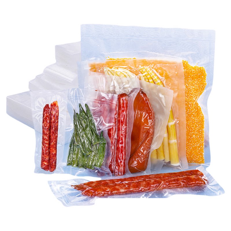 纹路真空包装袋食品封口袋专用家用腊肉腊肠长条玉米牛肉干保鲜袋