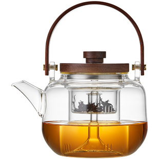 美斯尼玻璃煮茶壶两用蒸煮茶器大容量耐高温电陶炉烧水泡茶壶茶具