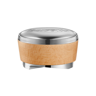 【新品】Barsetto/百胜图58mm布粉器不锈钢榉木胡桃木咖啡机配套